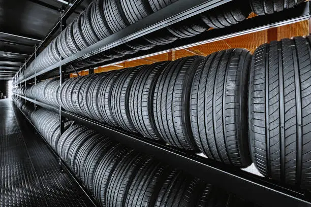 Extensive inventory of quality tyres